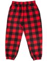 Joggingbroek Burnside Flanel Rood-Zwart